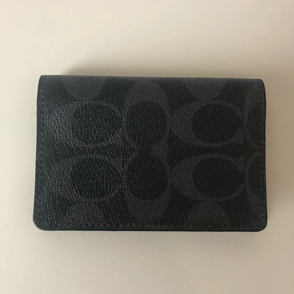 Coach bifold card case